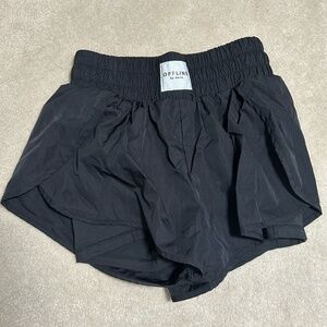 Black Aerie running shorts